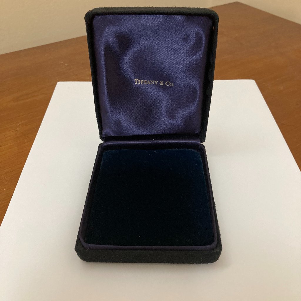Vintage Tiffany  Co Jewelry Presentation Box Empty